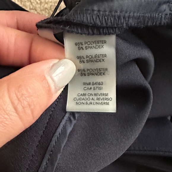 Calvin Klein Collection Navy Cropped Pants Work Wear Slacks Women’s 6 NWT - Picture 7 of 8